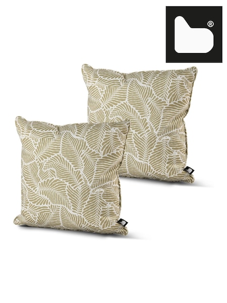 Extreme Lounging 2 Pack Green Outdoor Oasis Leaf Pistache Cushions (H45698) | €54