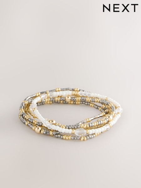 Negro/dorado - Mixed Metal Stretch Bracelet Pack (H45719) | 14 €