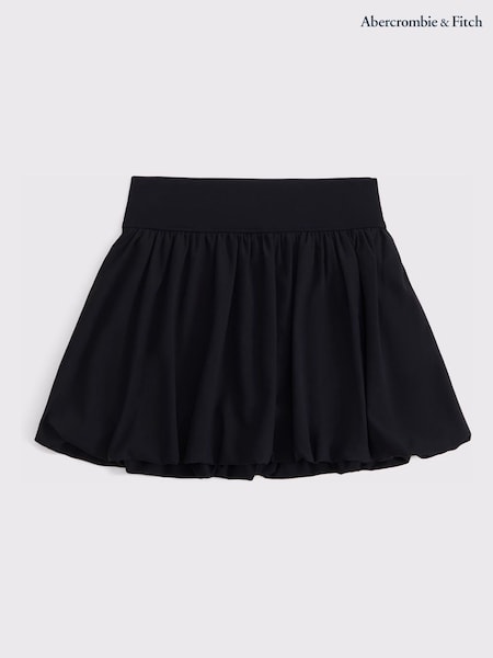 Abercrombie & Fitch YPB Bubble Hem Black Mini Skort (H45851) | 179 LEI