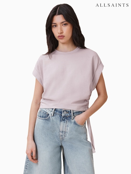 AllSaints Pink Mira 100% Organic Cotton T-Shirt (H45907) | 3,545 UAH