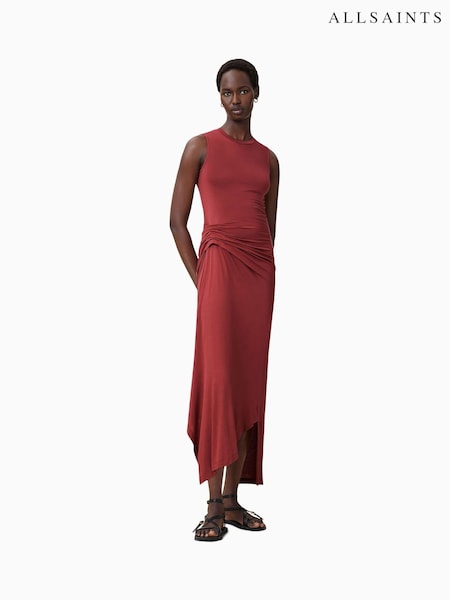 AllSaints Red Rivi Sl Dress (H45908) | 7,150 UAH