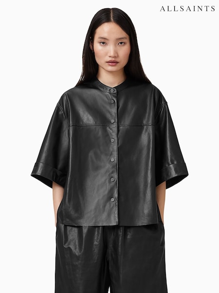 AllSaints Black Jenna Lea Shirt (H45909) | 17,964 UAH