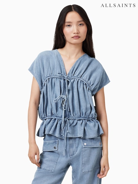 AllSaints Blue Remy Top (H45932) | R$ 1.275