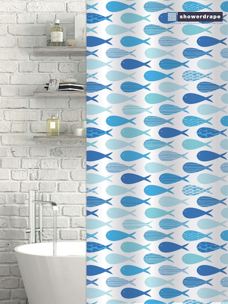 Showerdrape Aquarium Shower Curtain (H46346) | R$ 205