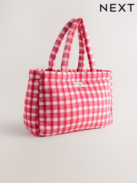 Pink Gingham Shoulder Bag (H46520) | €47