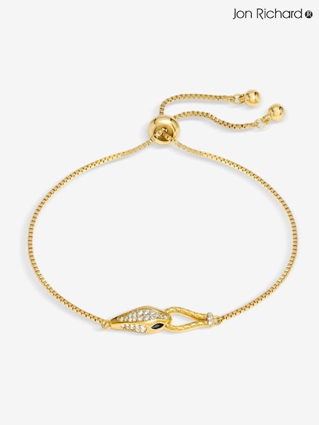 Jon Richard Gold Tone Snake Effect Toggle Bracelet (H46545) | €22.50