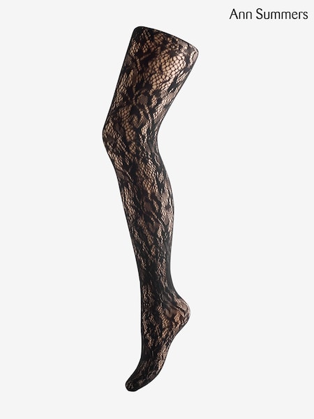 Ann Summers Lace Strappy Crotchless Tights (H46550) | €16