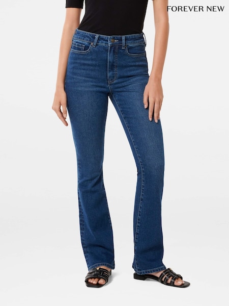 Forever New Blue Phoebe Skinny Flared Jeans (H46675) | €80