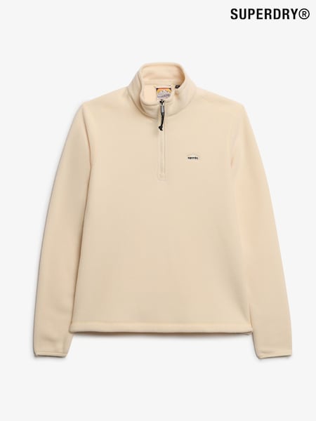 Superdry Natural Half Zip Polar Fleece (H46687) | €58