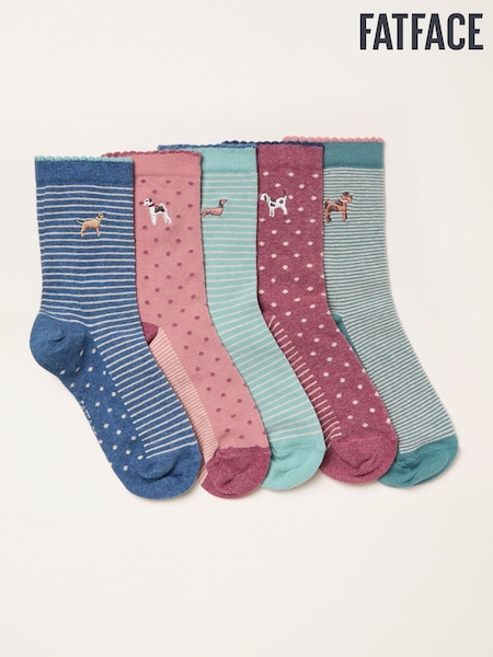 FatFace 5 Pairs of Dog Socks (H46763) | 28 €