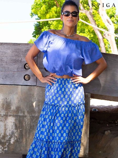 Aspiga Bea Printed 100% Organic Cotton Skirt (H46827) | €134