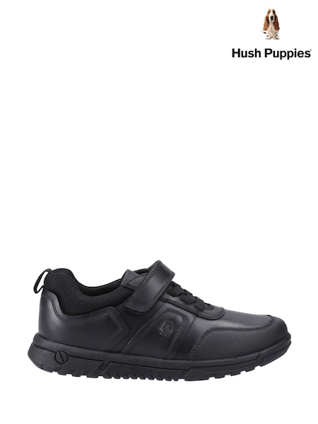 Hush Puppies Senior Sutton Bungee Black Shoes (H46882) | € 66