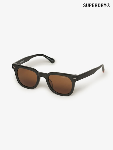Superdry Black Retro Square Sunglasses (H46886) | SGD 116
