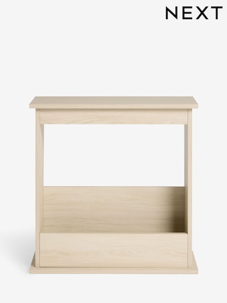 Natural Anderson Oak Effect Storage Side Table (H46967) | €105
