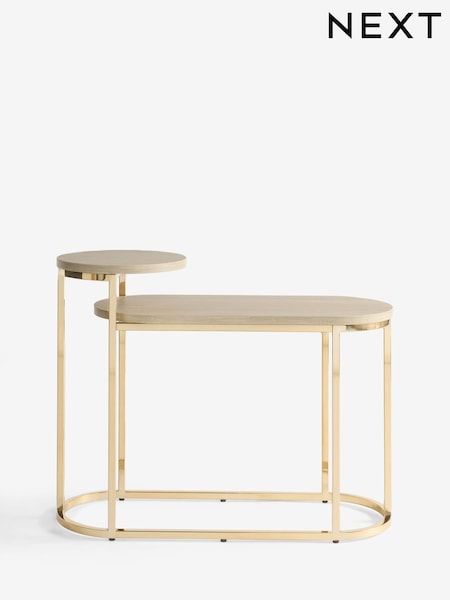 Natural Anderson Oak Effect Sofa Side Table (H46970) | €215