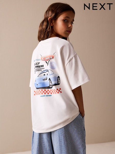 White Cars Oversized Graphic T-Shirt (3-16yrs) (H47010) | €17.50 - €24