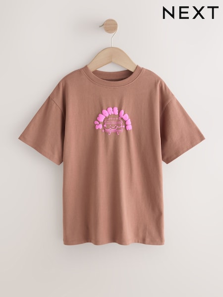 Smore Maro - Oversized Graphic Print T-Shirt (3-16yrs) (H47024) | 45 LEI - 82 LEI