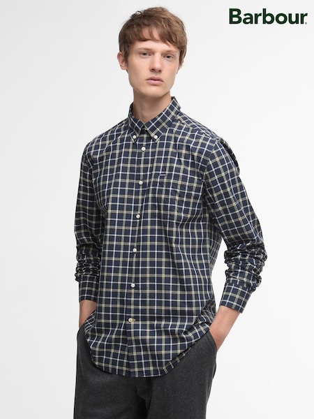 Barbour® Blue Bramham Checked Tailored Shirt (H47072) | €93