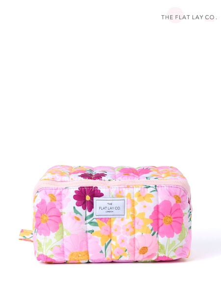 The Flat Lay Co. Marshmallow Open Flat Box Makeup Bag (H47254) | €34