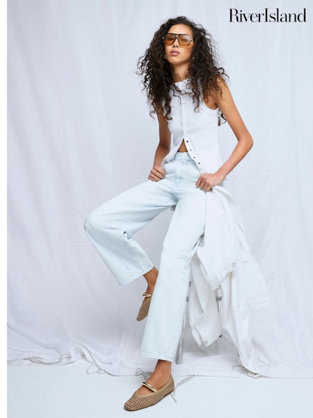 River Island Blue Balloon Jeans (H47263) | €72