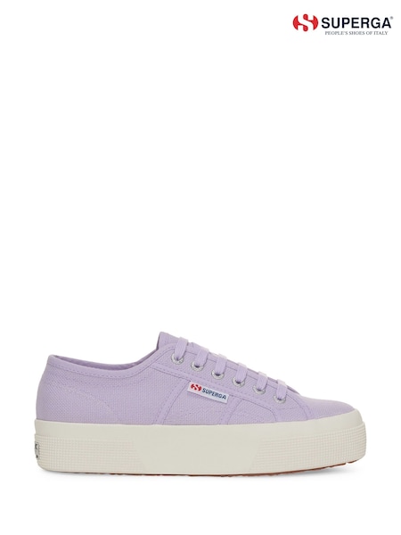 Superga 2740 Platform Canvas Purple Trainers (H47298) | R$ 680