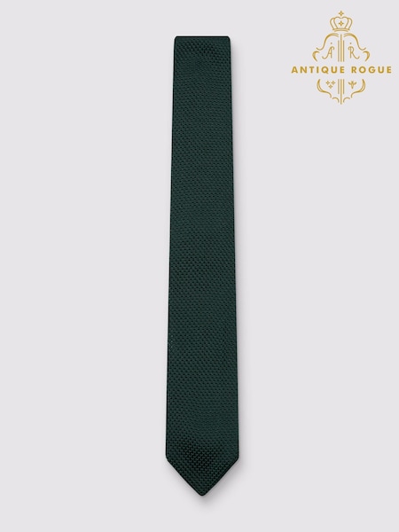 Antique Rogue Green Knitted Tie (H47536) | 124 QAR