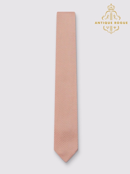 Antique Rogue Pink Knitted Tie (H47552) | 124 QAR