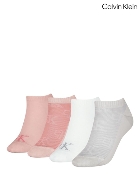 Calvin Klein Womens Sneaker Socks 4 Pack (H47565) | R$ 255