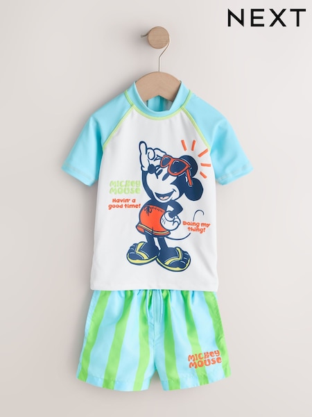 Mickey - Rash Vest and Swim Shorts Set (3mths-7yrs) (H47783) | 24 € - 30 €