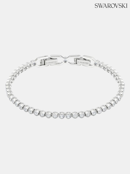 Swarovski Imber Emily Tennis Bracelet with Round Cut Rhodium Plated (H47856) | 183 €