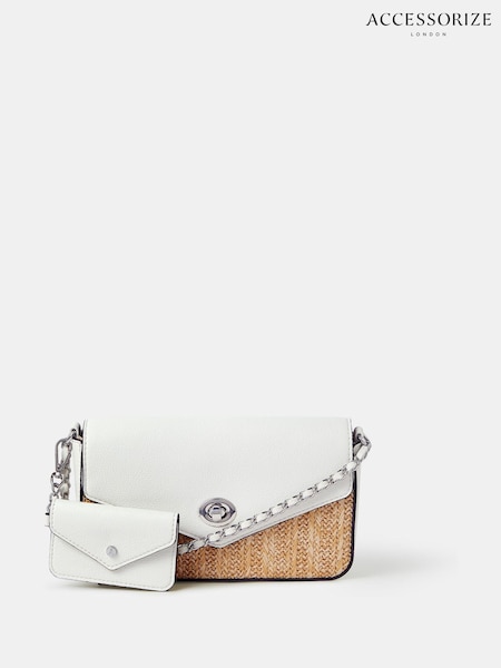 Accessorize Raffia Cross-Body Bag And Wallet (H48096) | 209 LEI