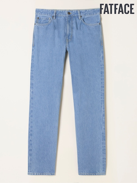 FatFace Light Blue Straight Fit Jeans (H48209) | €77.50