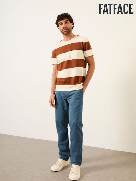 FatFace Teal Blue Modern Coastal Chinos (H48287) | AED288