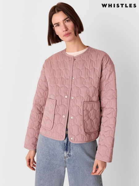 Vaaleanpunainen - Whistles Maya Tikkitakki (H48430) | €203