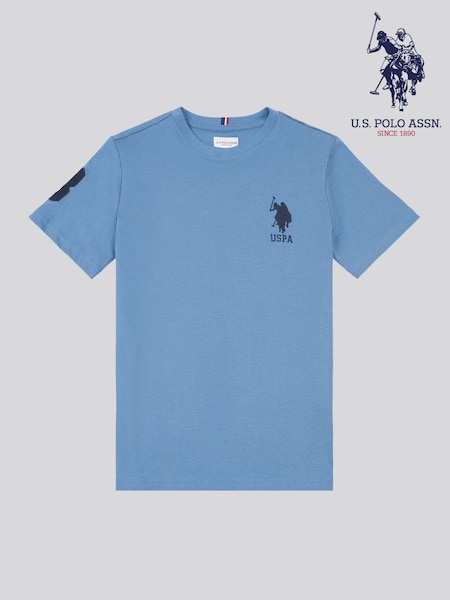 U.S. Polo Assn. Blue Boys 100% Cotton Player 3 T-Shirt (H48451) | €35 - €42