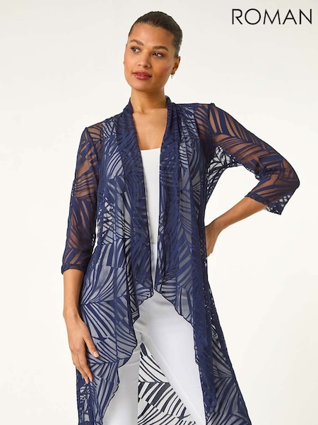 Roman Mesh Burnout Longline Coverups (H48524) | €63