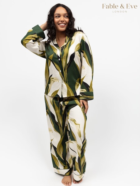 Fable and Eve Wide Leg Long Sleeve Pyjamas Set (H48722) | 120 €