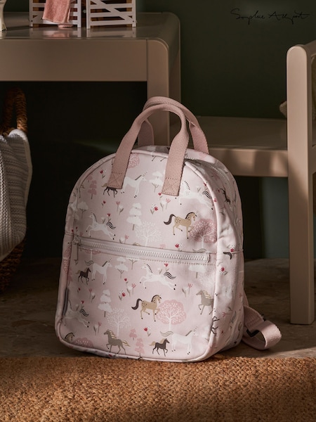Sophie Allport Pale Pink Pony Forest Backpack (H48810) | R$ 590