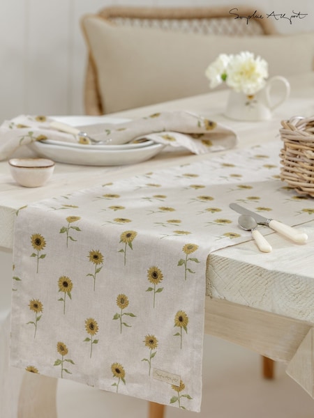 Sophie Allport Linen Sunflower Table Runner (H48833) | 67 €