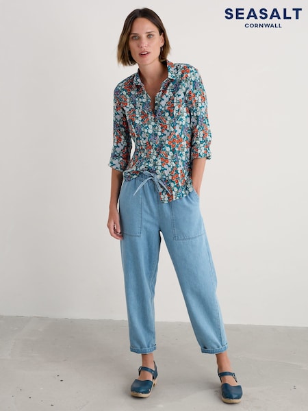 Seasalt Cornwall Natural Larissa 100% Cotton Shirt (H48846) | €77