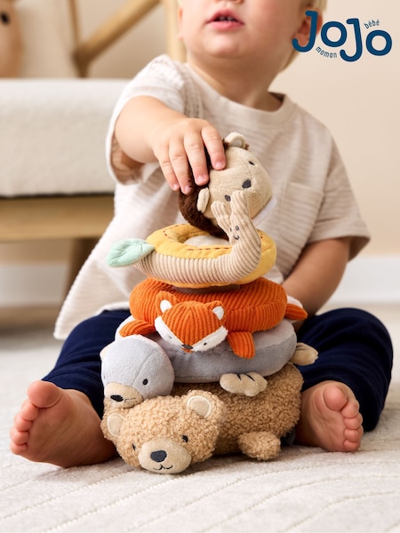 JoJo Maman Bébé Woodland Plush Stacker (H48901) | €38