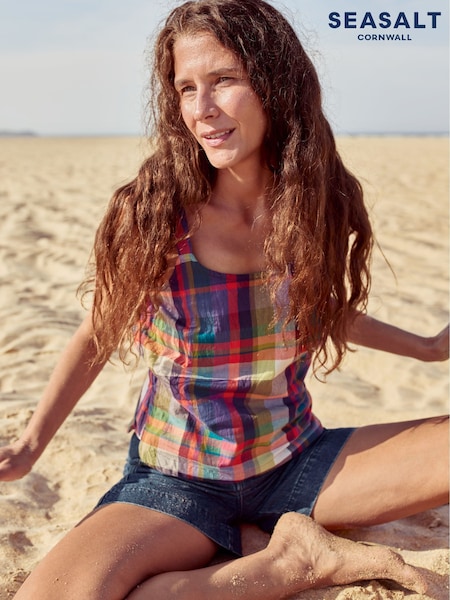 Seasalt Cornwall Relaxed Fit Hares Tail 100% Organic Cotton Vest (H48948) | €68