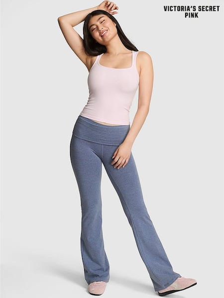 Victoria's Secret PINK Dusty Iris Blue Foldover Leggings (H48976) | €59.50
