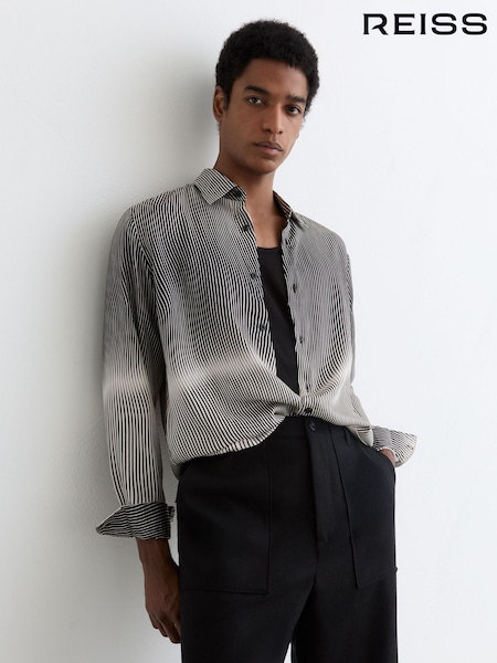 Reiss Navy/White Baxter Shirt (H49047) | €183