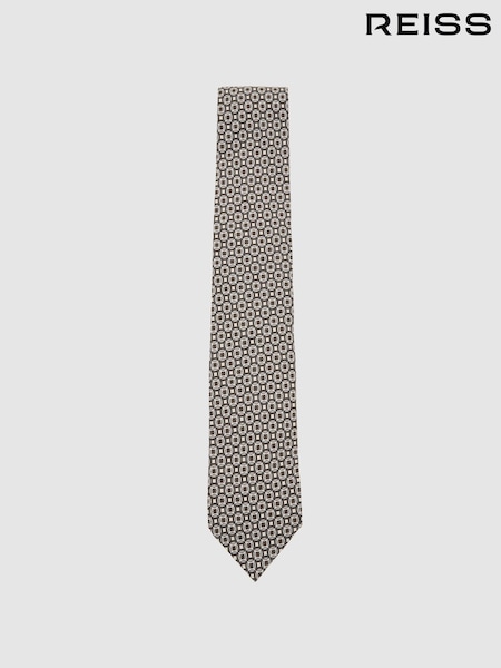 Reiss Chocolate Brown Multi Palmiro Tie (H49051) | €95