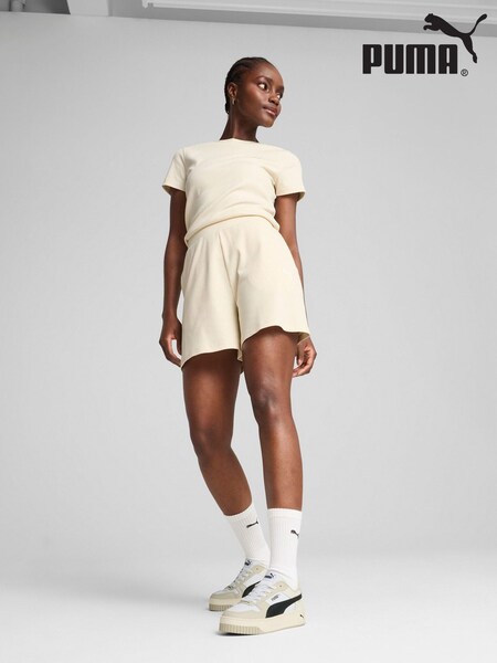 Puma Natural ESS Elevated 5" High-Rise Rib Shorts (H49071) | €40