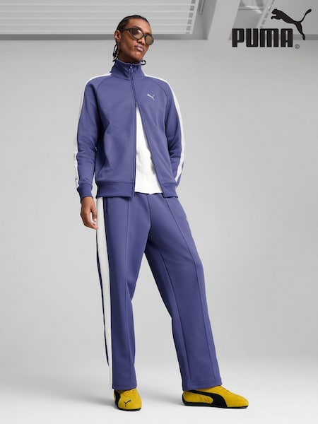 Puma Blue Mens T7 Always On Relaxed Track Joggers (H49122) | €79