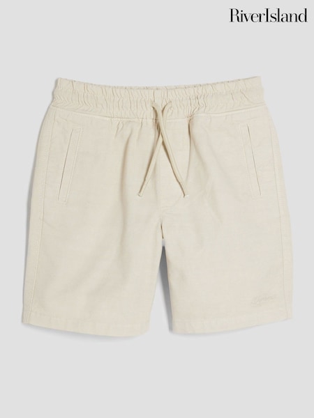 River Island Natural 100% Cotton Boys Pull On Shorts (H49131) | ₪75