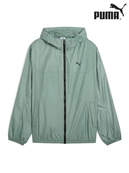 Puma Green Mens Essentials Regular Windbreaker Jacket (H49212) | R$ 495