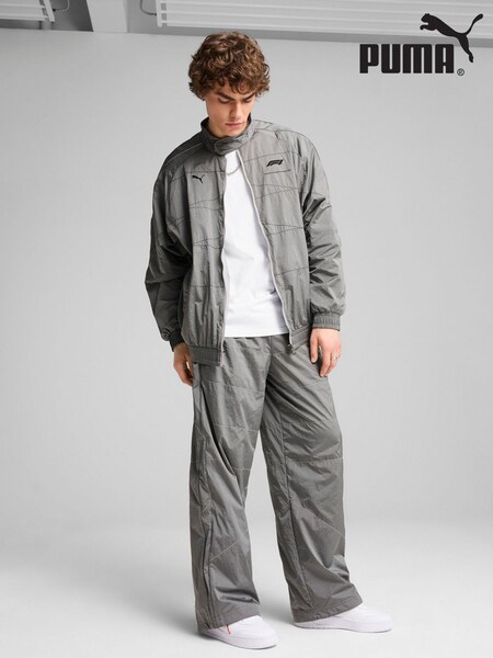 Puma Grey F1 T7 Oversized Mens Track Jacket (H49214) | €139